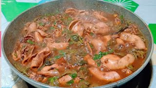 PREPARING RECIPES FOR IFTAR  DINNER IDEAS  SQUID RECIPE  food coking marielsdaylife6330 [upl. by Eerased]