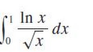 Integrate ln x  sqrtx dx from x0 to 1 [upl. by Bron]