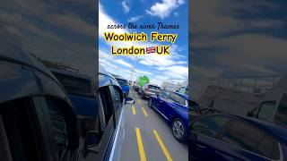 Woolwich Ferry ⛴️ across the river ThamesEast LondonEnglandUK Ferry travelshorts [upl. by Rats78]