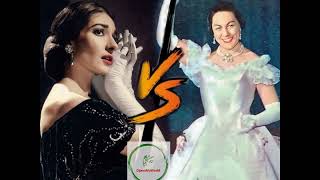 quotSempre Liberaquot  Maria Callas VS Renata Tebaldi 1952 [upl. by Blayze314]