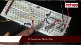 AC Switch Control With Opto Triac Electronics For You DIY Project [upl. by Uttica]