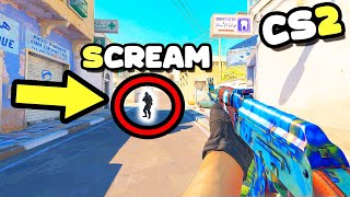 SCREAM IS BACK TO CS2 AFTER NEW UPDATE  COUNTER STRIKE 2 CLIPS [upl. by Imtiaz]