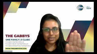 The Gabbys Online Toastmasters Club  Weekly Meeting 28  2nd Jan 2024 [upl. by Iuqcaj]