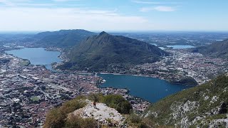 Ferrata degli Alpini Corno Medale e Monte San Martino da Rancio  Lecco [upl. by Karla826]