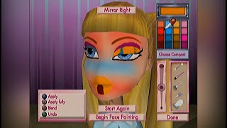 Lets Play Bratz Forever Diamondz  Part 2 Makeup and Glitz [upl. by Malha]