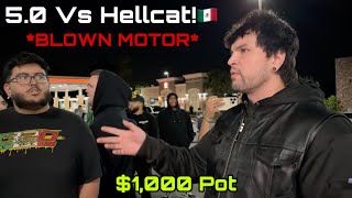 BLOWN MOTOR Whipple 50 Vs Hellcat Redeye 1000 Pot Ford Mustang Hellcat [upl. by Lessur]