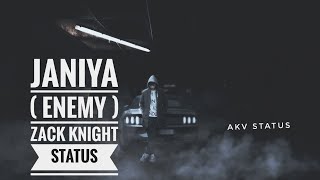 Yariyan   Enemy   Zack Knight  New Song Lyrics Status Video [upl. by Ronoh161]