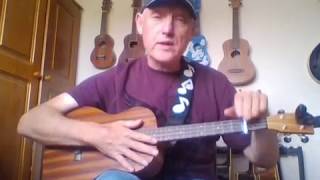 Easy Beginners Baritone Ukulele tutorial  Lesson 2 of 6  Series 4 [upl. by Ennasil]