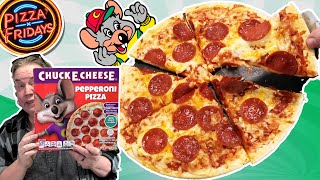 Chuck E Cheese Frozen Pepperoni Pizza REAL Review [upl. by Dorelia421]