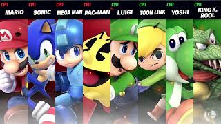 Super Smash Bros Ultimate  Battle 1643 Legends VS Green [upl. by Allebara909]