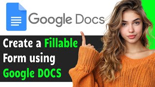 HOW TO create a fillable form in google docs 2025 NEW [upl. by Hgielyak16]