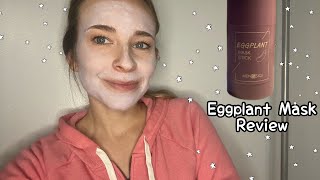 Amazon Mengsiqi Eggplant Face Mask Stick Review [upl. by Yelir]