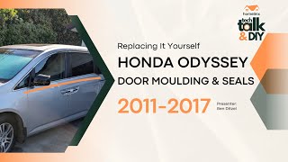 Replacing the Door amp Window Seals and Rubber Molding on a 20112017 Honda Odyssey Minivan [upl. by Ursas108]