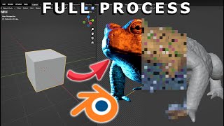 MOSS GIRLS UNITE  HyperRealistic Toad In Blender  Full Process Explained [upl. by Liz]
