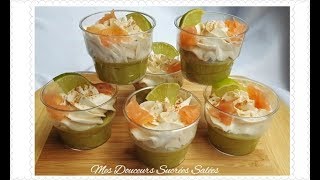 Verrine Avocat Saumon [upl. by Thedric]