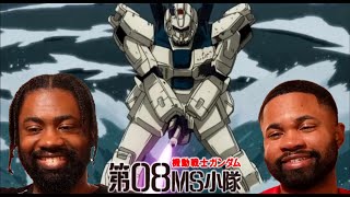 Ez8 Gundam Team VS Gouf Flight Type  Mobile Suit Gundam  The 08th MS Team  Reaction [upl. by Udell781]