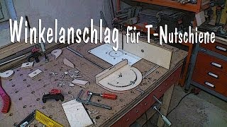 Winkelanschlag für Werktisch bauen [upl. by Eelanna638]