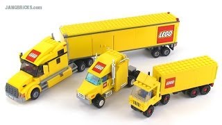 Official LEGO Trucks compared 1983 vs 1997 vs 2010 [upl. by Hyacinth]