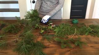 How to Make Evergreen Garland [upl. by Lippold873]