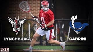 Lynchburg Hornets vs Cabrini University Cavalier Mens Lacrosse [upl. by Tawnya]