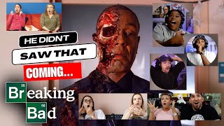 Breaking Bad 🤯🔥🤯 Most Shocking Scene Guss Death Reaction reaction breakingbad [upl. by Valida]