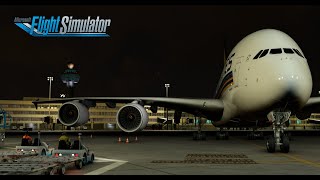 MSFS  Flybywire A380 Singapore Airlines Arrival At Changi [upl. by Hummel]