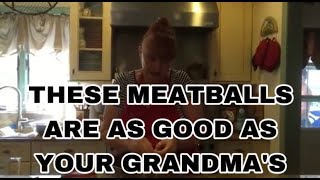 How to Make Nannys Recipe for Italian Meatballs [upl. by Enneira]