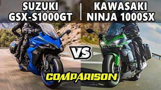 2022 GSXS1000GT vs Ninja 1000SX Comparison  Suzuki gsx s1000gt vs Kawasaki Z 1000SX [upl. by Atterahs565]