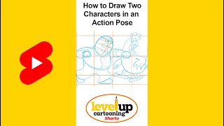 How to Draw Two Characters in an Action Pose [upl. by Chee58]