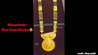 Mangalsutra New latest Design mangalsutradesign viralvideo [upl. by Holmann]