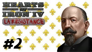 Putting Down Small Mass Incidents  Hearts of Iron 4 La Resistance Orléanist France 2 [upl. by Neelcaj240]