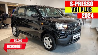 Maruti SPresso Vxi Plus Top Model🔥2024 सिर्फ़ 550 लाख😎 [upl. by Doralynne]