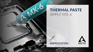 MX Thermal Paste How to Apply Thermal Paste [upl. by Alocin219]