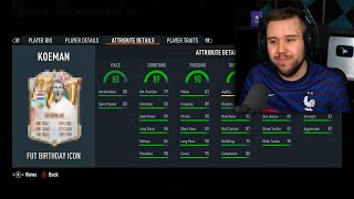 Auzio Reacts to NEW 92 Koeman SBC [upl. by Redan]