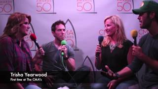 Trisha Yearwood 50th CMA Awards Interview [upl. by Merton738]