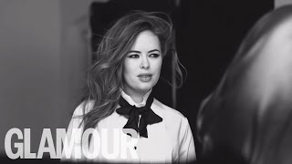 Tanya Burrs Glamour Cover Shoot  Behind the Scenes  Glamour UK [upl. by Urbana]