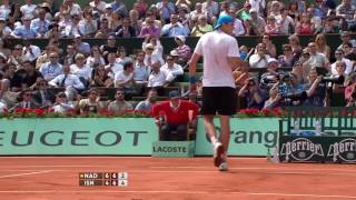 Nadal vs Isner  Roland Garros 2011 Round 1 Highlights [upl. by Swayder]