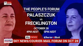 Sky News Australia and The CourierMail to host Queensland Election Leaders Debate at the People’s F [upl. by Atsyrhc757]