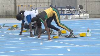 ShellyAnn Fraser Pryce Block start slow motion 2011 World Championships wwwmattybdeptcom [upl. by Samala123]