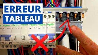 TABLEAU ÉLECTRIQUE  LES 3 ERREURS À NE JAMAIS FAIRE [upl. by Nenerb]