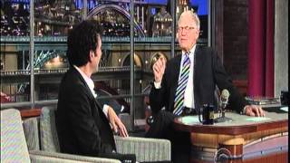 SACHA BARON COHEN part1 on late show with david letterman part 1 [upl. by Hodge]