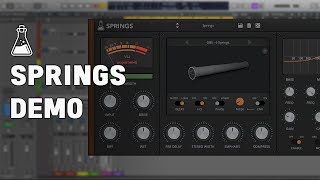 Springs Demo  Spring Reverb Plugin VST AU AAX [upl. by Nnaitsirk]