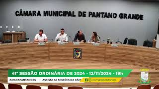 Câmara Municipal de Pantano Grande [upl. by Akiemehs]