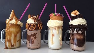 EXTREME MILKSHAKE RECIPES How To Cook That Ann Reardon FREAKSHAKES [upl. by Woo]