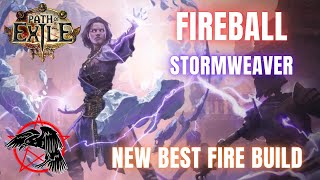 Path of Exile 2  Sorceress Fireball Stormweaver New Best Build [upl. by Ailices]