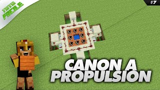 CANON À PROPULSION  Minecraft Tuto Facile 7 [upl. by Anjanette]