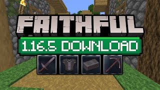 Faithful 1165 Texture Pack Download amp Install Tutorial [upl. by Atilehs]