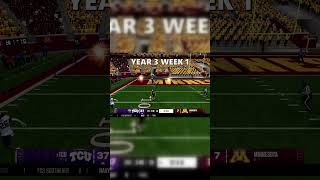 This CFB 25 TCU Online Dynasty Highlight Should Be On Sportscenter shorts [upl. by Seabury]