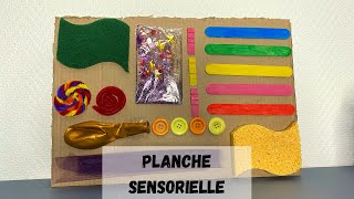 Tableau sensoriel  Planche sensorielle  Activité sensorielle [upl. by Ariait]