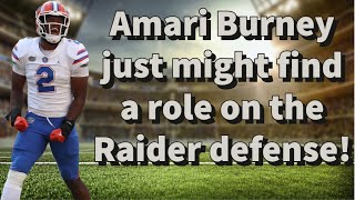 Tale of the tape Amari Burney just might find a role on the Raider defense [upl. by Towland]